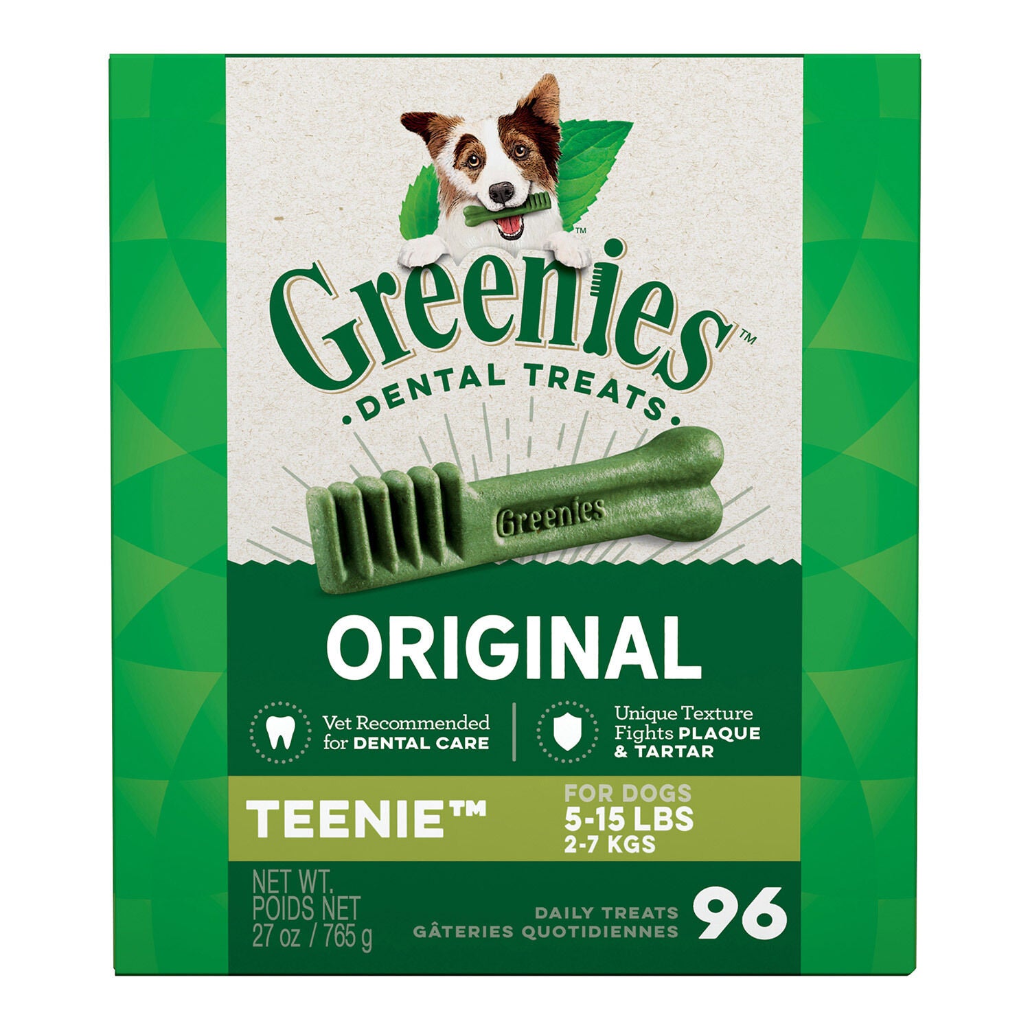 Greenies Original Adult Dog Dental Treats, Teenie, 192Ct