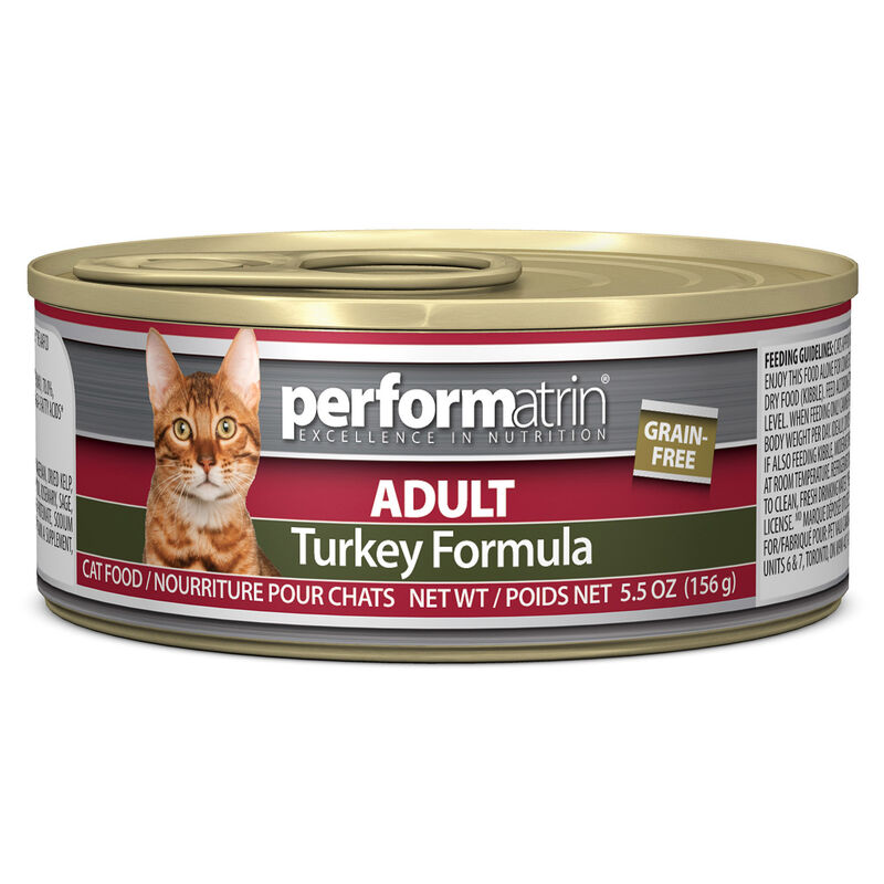 Adult Grain Free Turkey Formula Cat Food