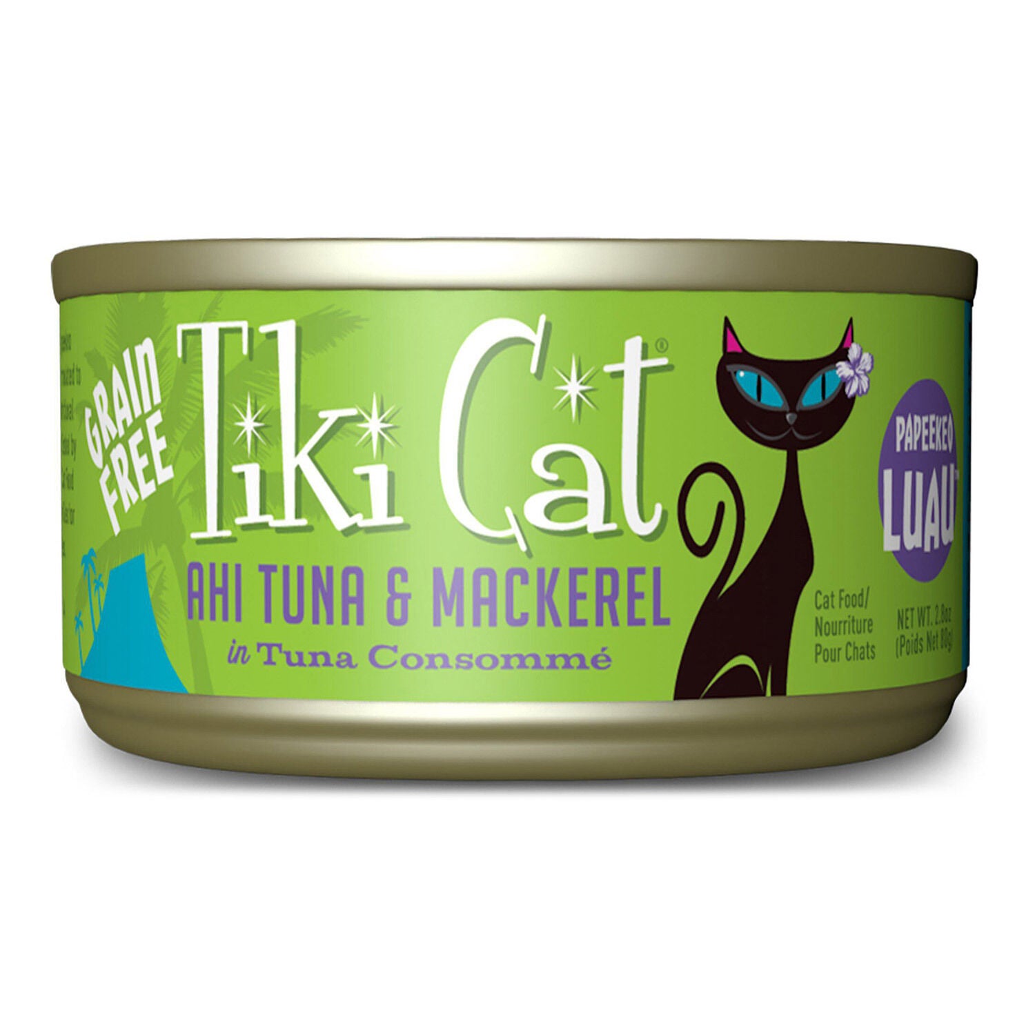 Tiki Cat Papeekeo Luau Ahi Tuna Mackerel Cat Food Pet Supermarket