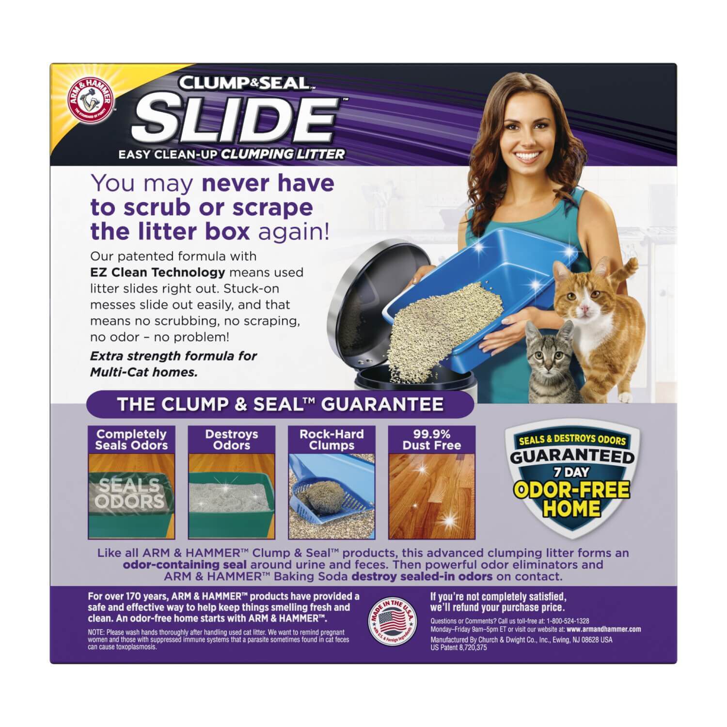 Arm Hammer Slide MultiCat Easy CleanUp Litter 19lb Pet Supermarket