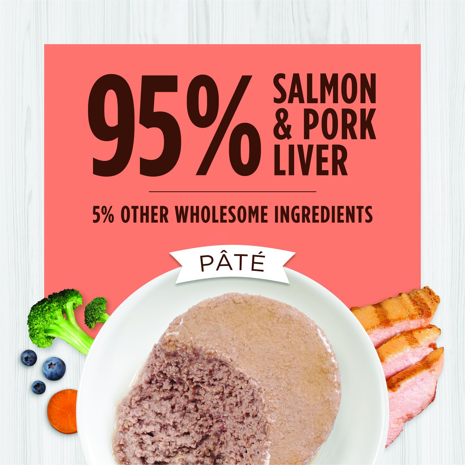 Instinct Original Grain-Free Pate Wet Cat Food, Real Salmon Recipe, 3-Oz Can