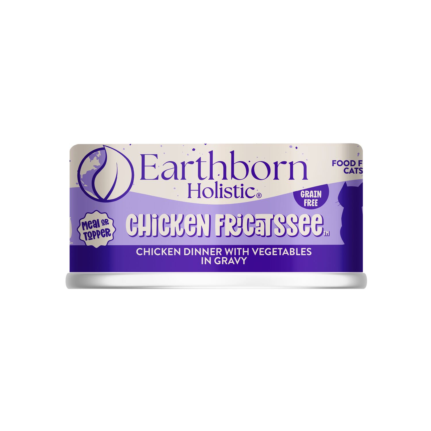 Earthborn Holistic Grain-Free Chicken Fricatssee Wet Cat Food 5.5-Oz Can