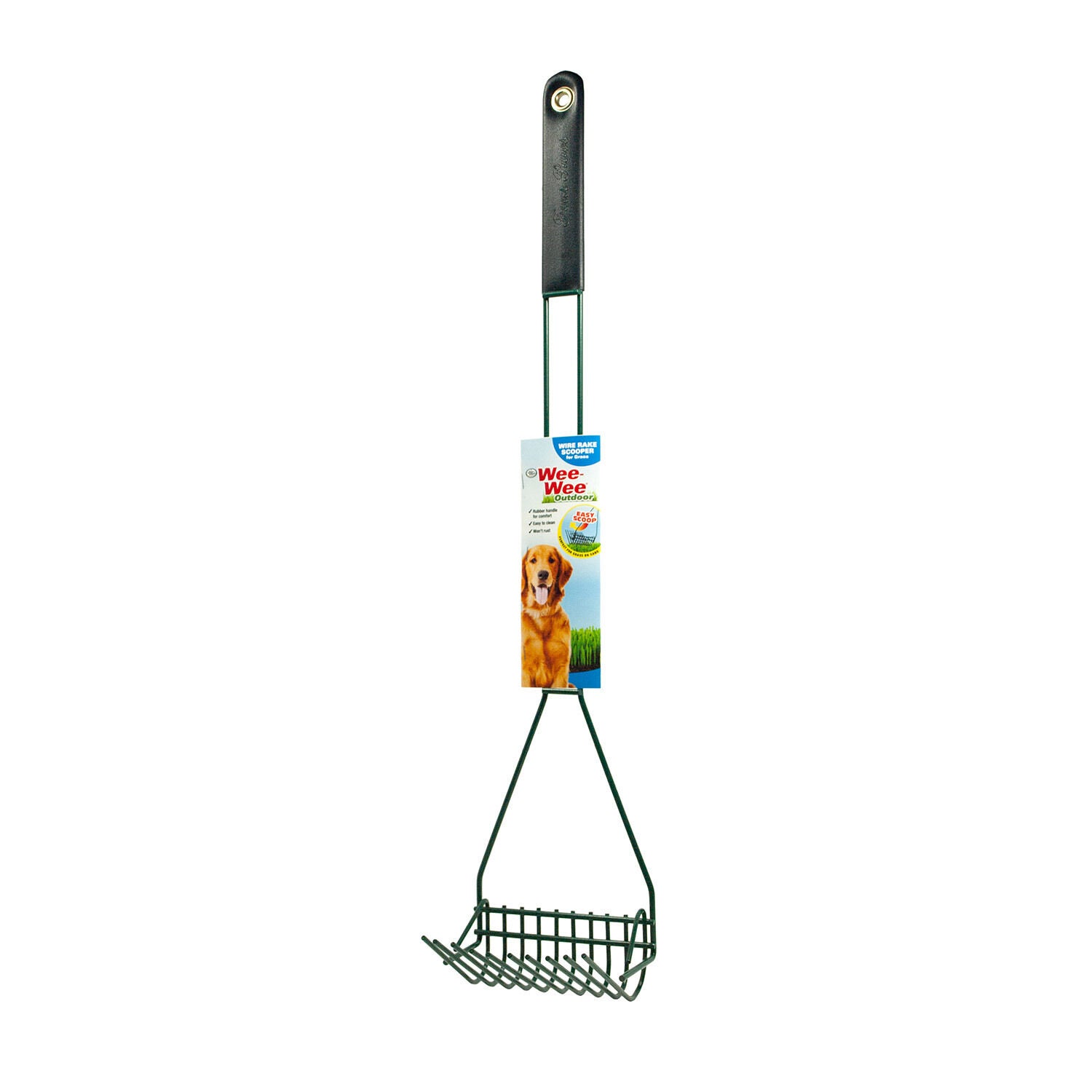 WeeWee Outdoor Wire Rake Scooper For Grass 1ea Pet Supermarket