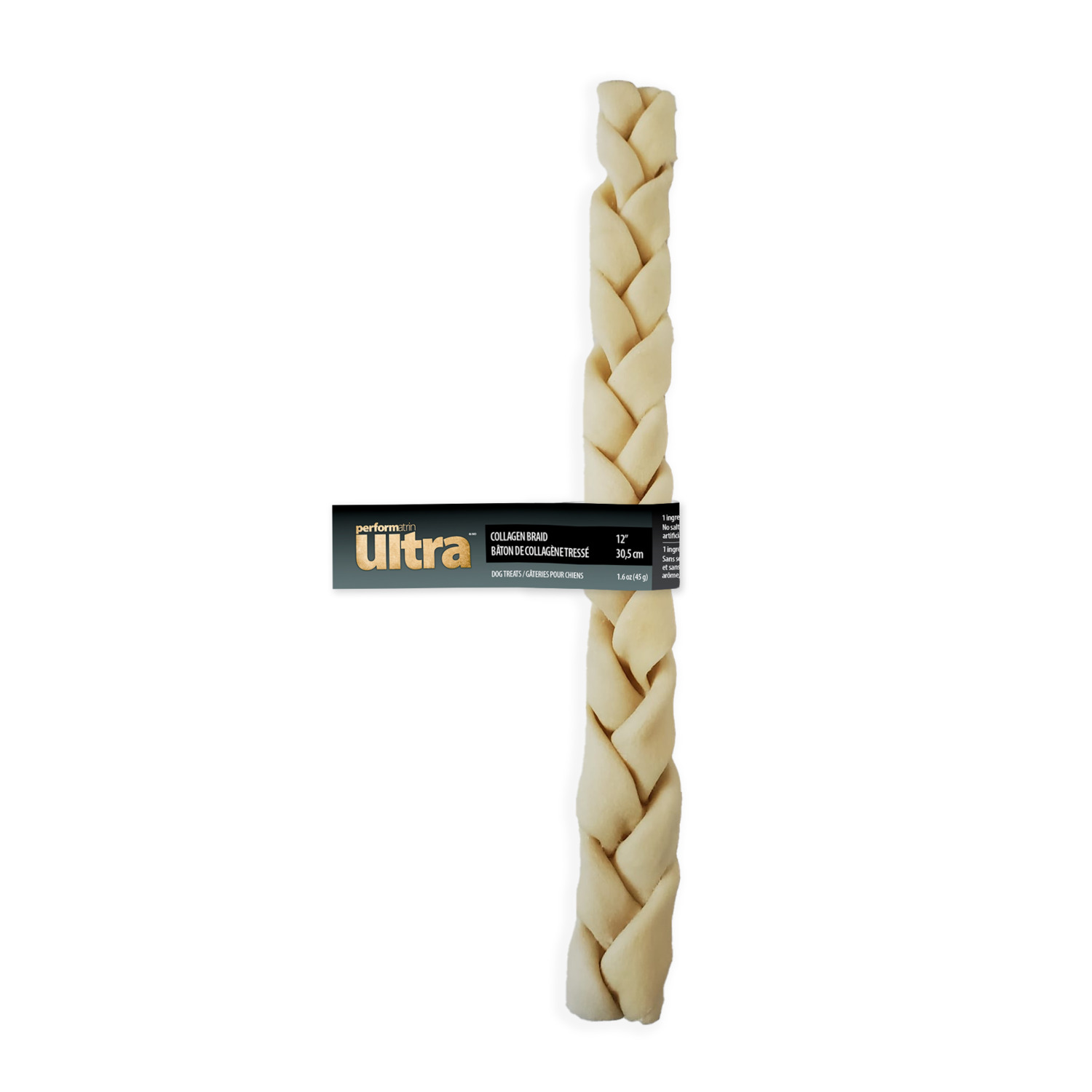 Performatrin Ultra&nbsp;Collagen Braid Rawhide Alternative Dog Treat, 6-Inch