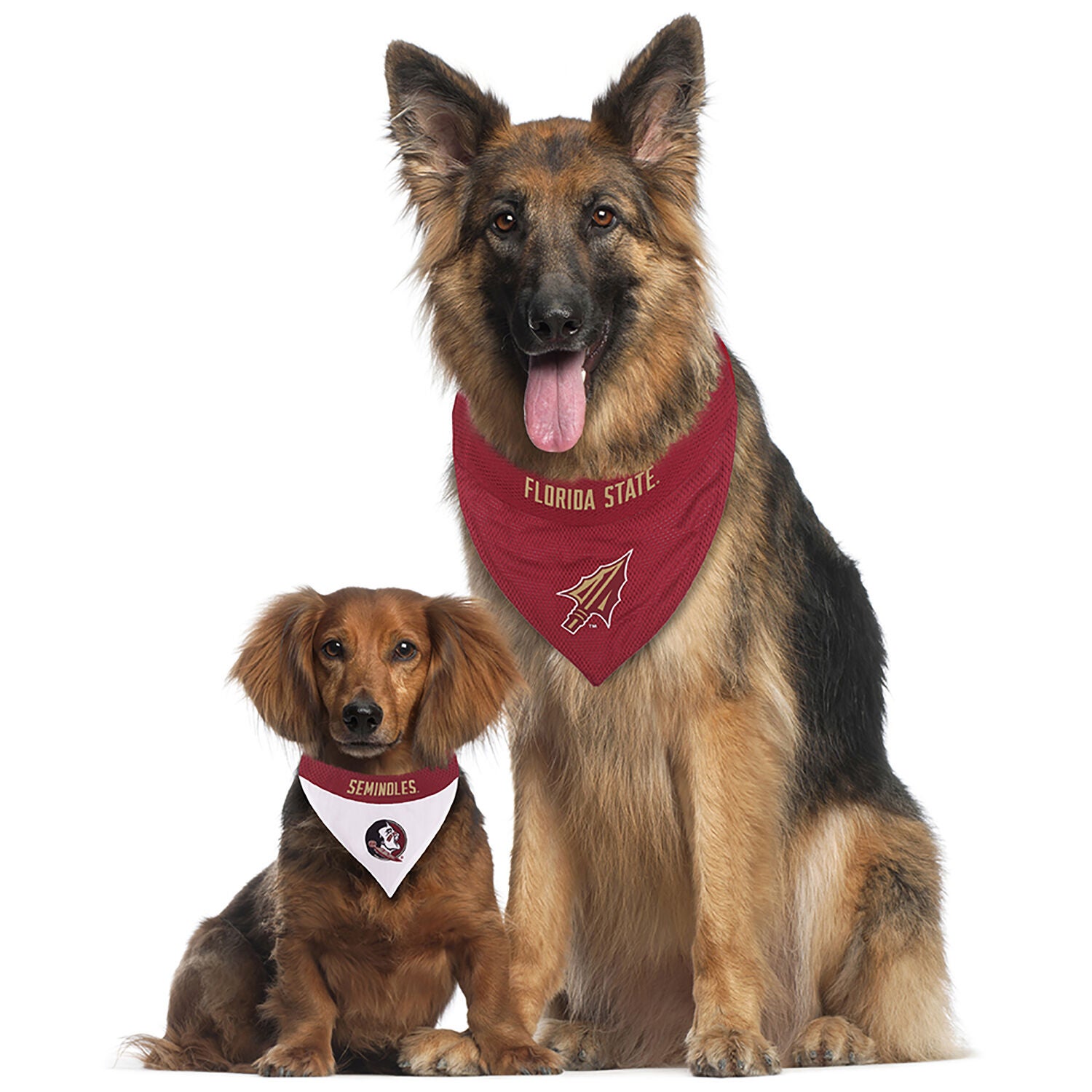 Pets First Ncaa Collegiate Florida State University Seminoles Reversible Dog Bandana, Large/Extra Large