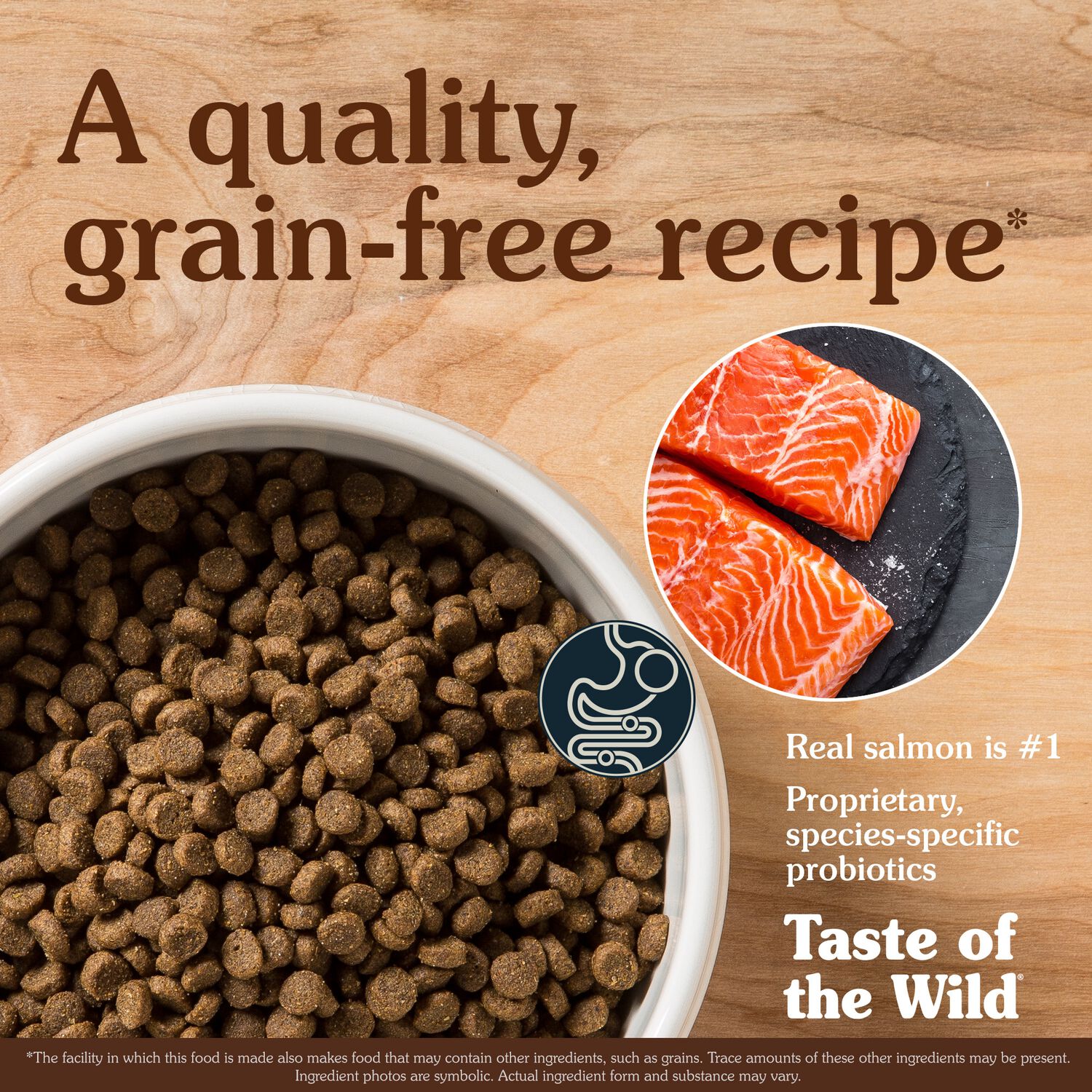Taste Of The Wild Dry Dog Food, Pacific Stream Puppy Recipe With Smoke-Flavored Salmon, 28-Lb Bag.