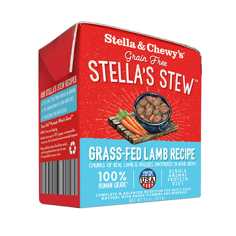 Grain Free Stella'S Stew Grass Fed Lamb Recipe Dog Food image number 1
