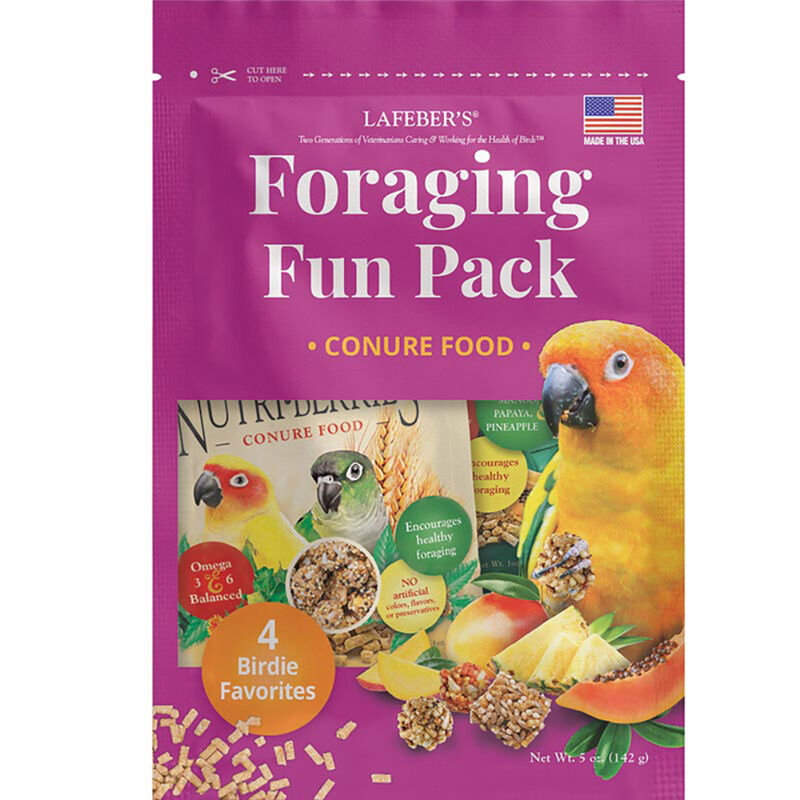 Foraging Fun Pack 5oz For Conures Bird Food
