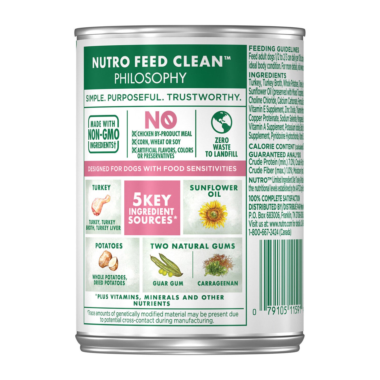 Nutro Limited Ingredient Diet Turkey & Potato Recipe Dog Food