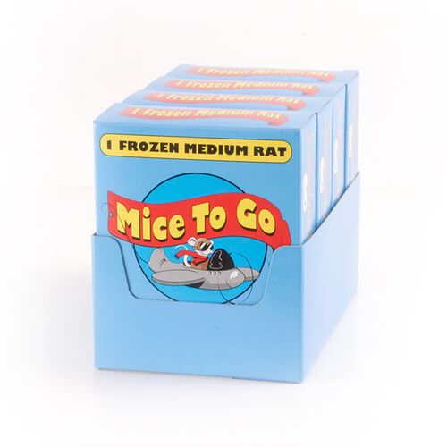Mice To Go - Medium Rat Frozen Reptile Food - 1 Count