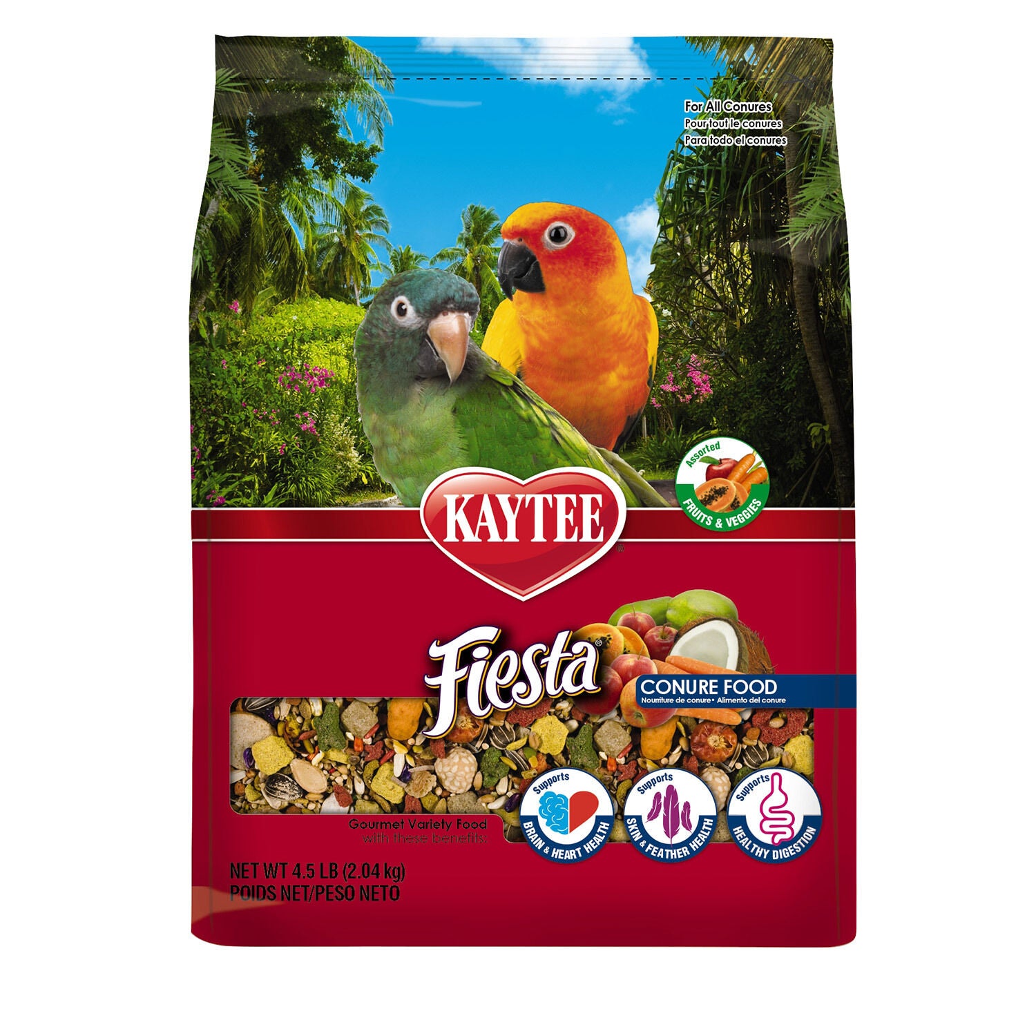 Kaytee fiesta parrot food 25 lb sale