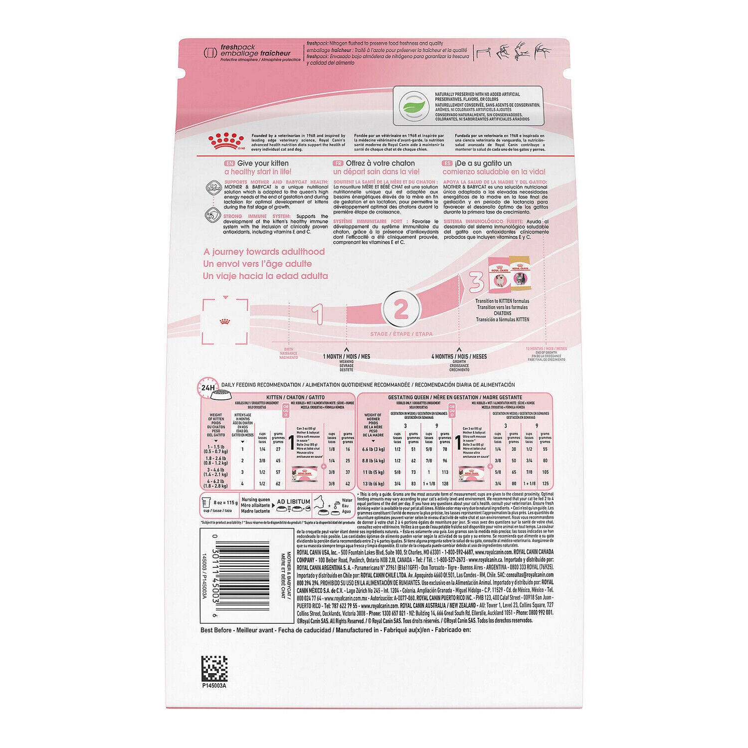 Royal Canin&reg; Feline Health Nutrition&trade; Mother & Babycat Dry Cat Food, 3-Lb Bag