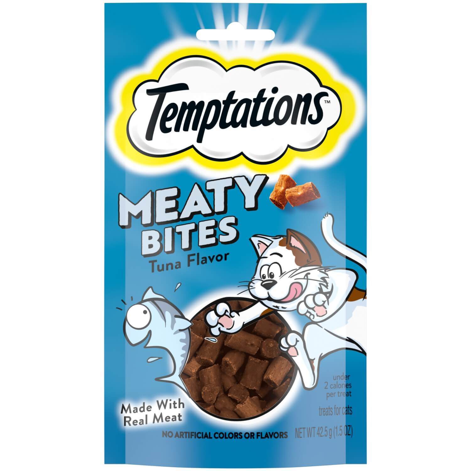 Temptations Meaty Bites Soft & Savory Cat Treats, Tuna Flavor