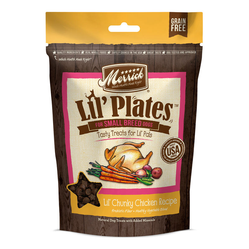 Lil' Plates Lil' Chunky Chicken Recipe Dog Treats image number 1