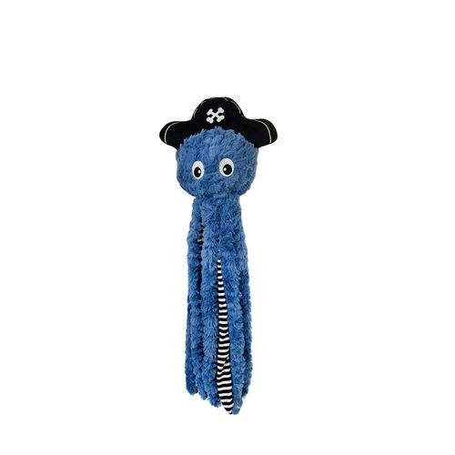 Ahoy 24 Inch Floppy Octopus Pirate Dog Toy