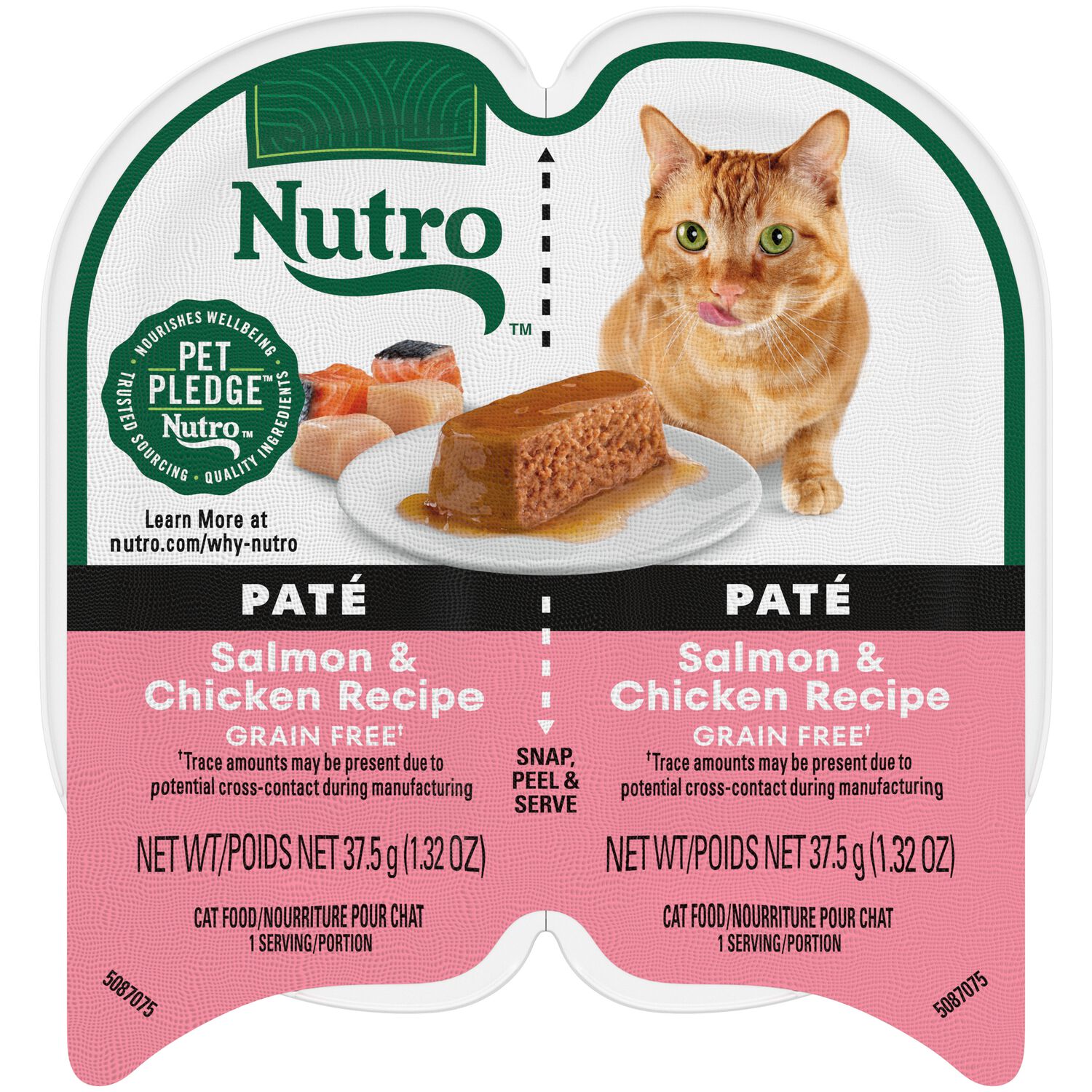 Nutro Perfect Portions Salmon & Chicken Recipe Pate Wet Cat Food, 2.65-Oz