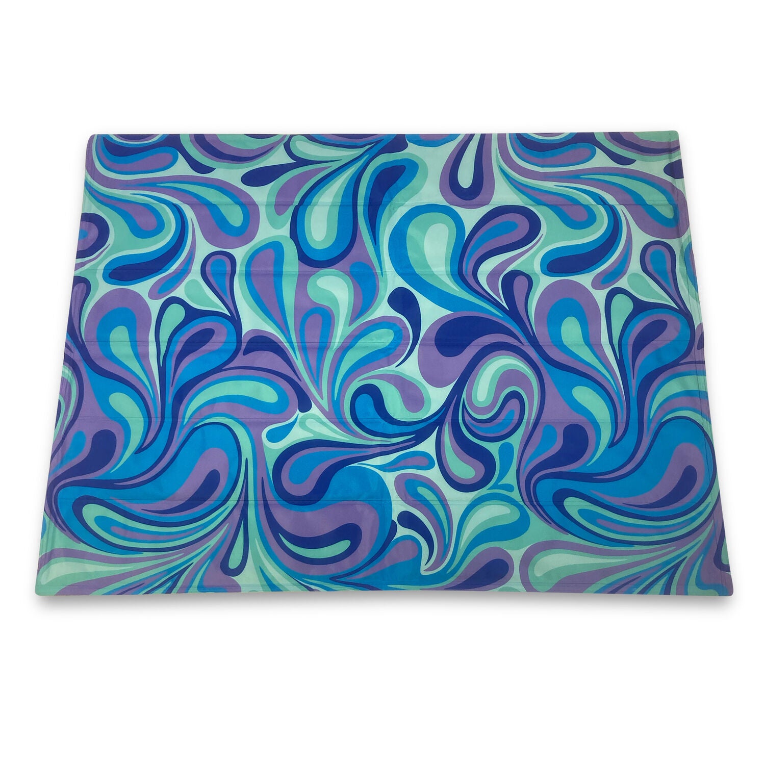 Unique Petz Gel Cooling Dog Mat - 24"X30" - Paisley Print