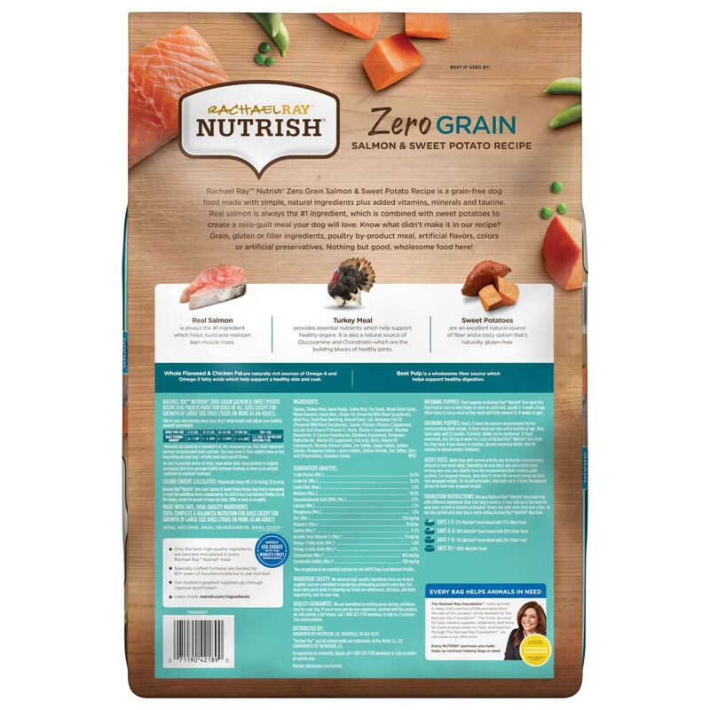 Zero Grain Salmon & Sweet Potato Recipe, Dry Dog Food image number 2
