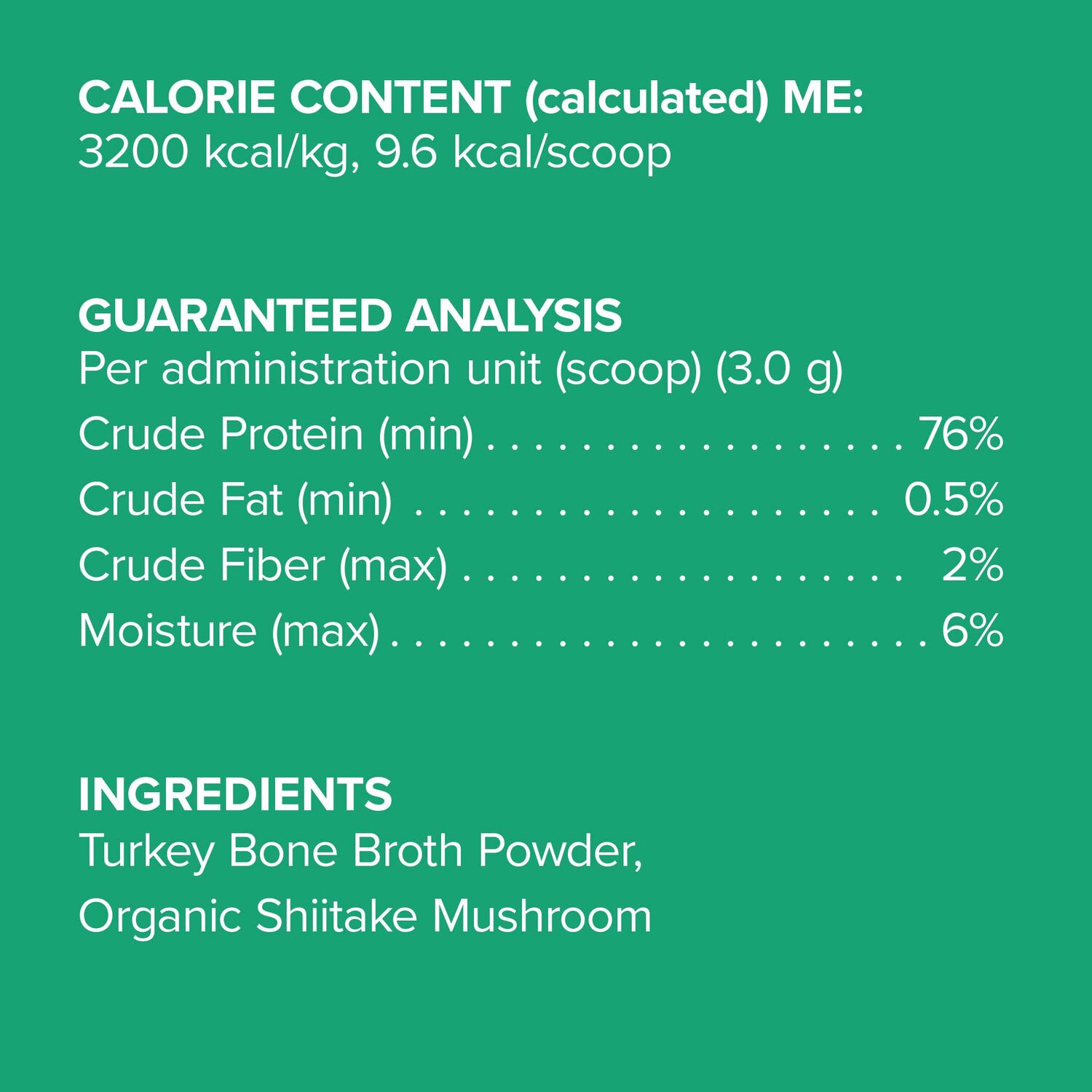 Dr. Marty Better Life Boosters Dehydrated Turkey Bone Broth Supplement Dog Food Topper, 3.17-Oz