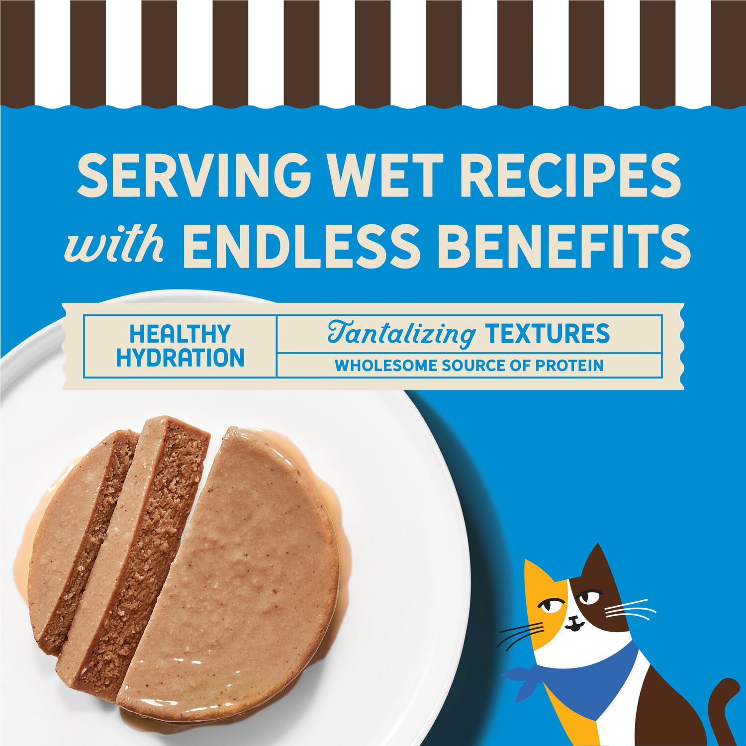 Merrick Purrfect Bistro Grain Free Premium Soft Canned Pate Adult Wet Cat Food, Surfin&rsquo; And Turfin&rsquo; Recipe, 3-Oz Can