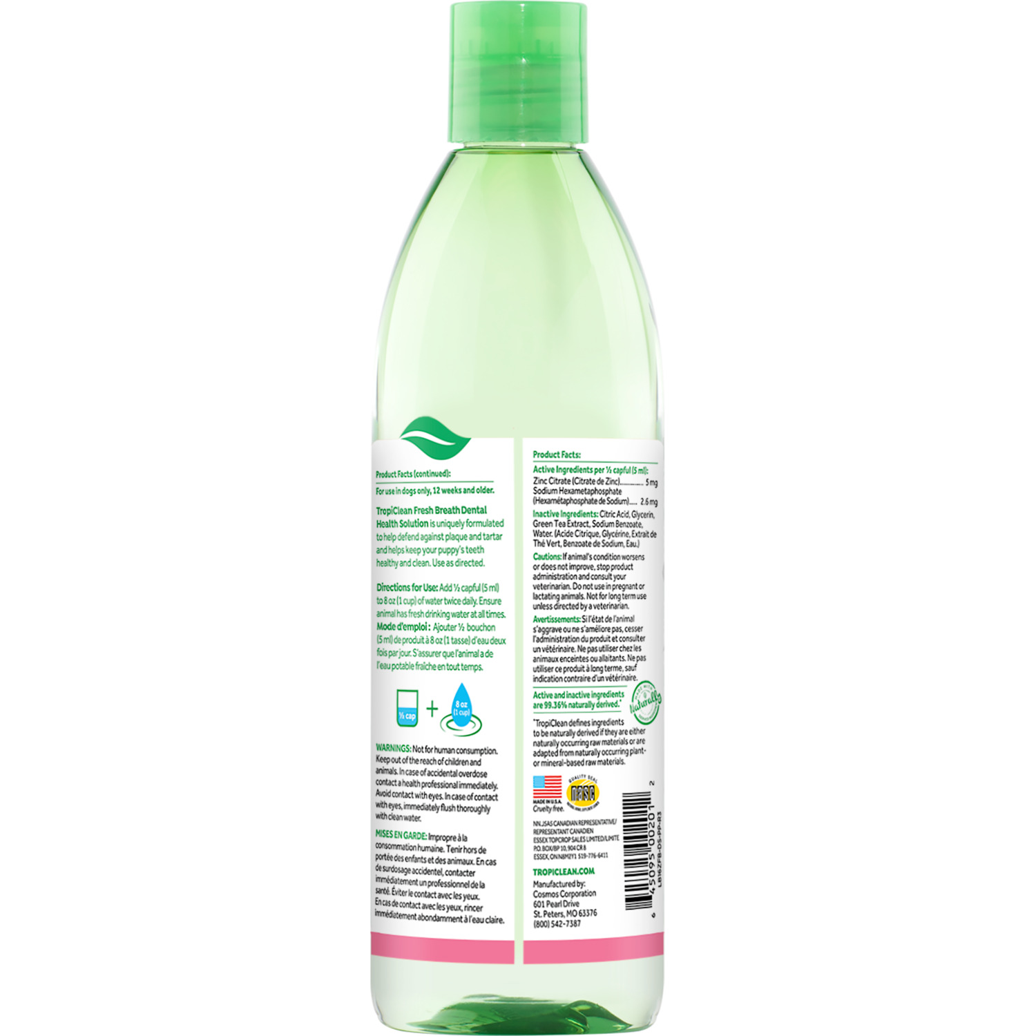 Tropiclean Fresh Breath Oral Care Water Additive For Puppies, 16-Oz