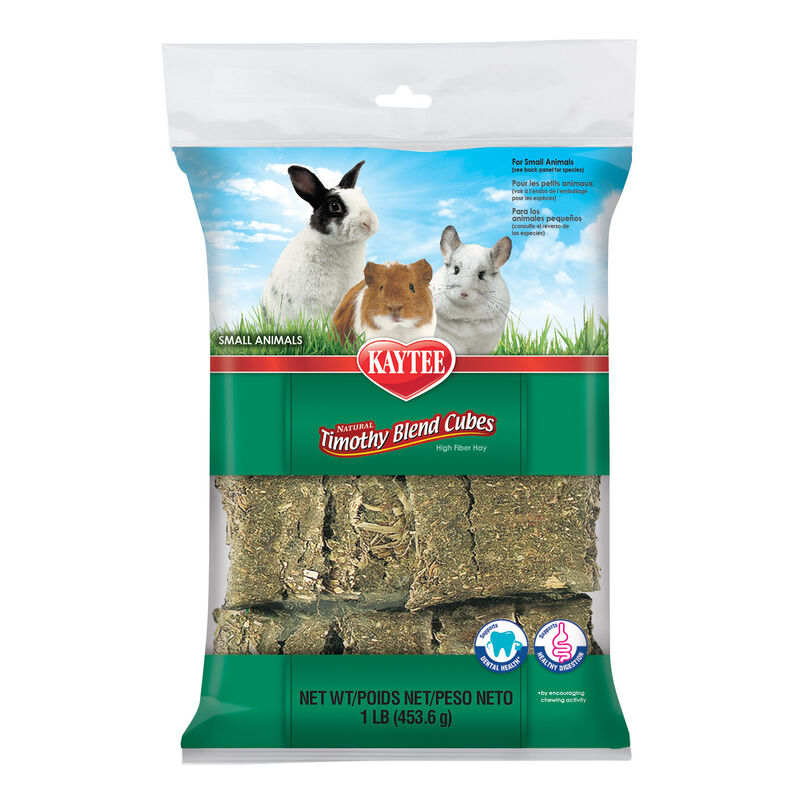 Timothy Hay Blend Cubes For Small Animals image number 1