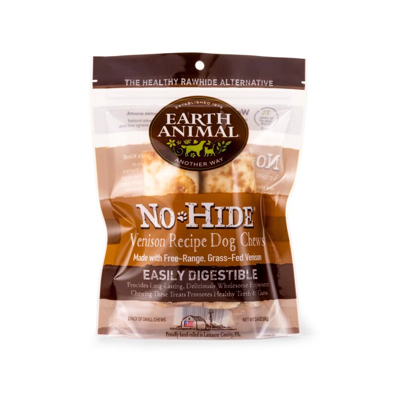 No Hide Grass Fed Venison Natural Rawhide Alternative Dog Chew 2 Pack image number 1