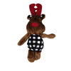 Holly Jolly Plush Reindeer Dog Toy thumbnail number 2