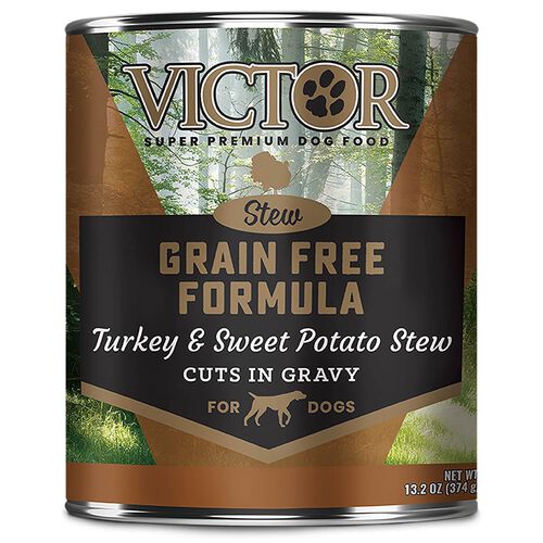 Victor Grain Free Turkey & Sweet Potato Stew Cut In Gravy Wet Dog Food