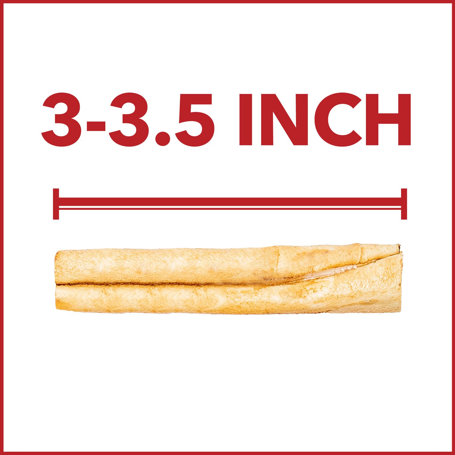 Pet Factory American Beefhide Mini Chicken Rolls Rawhide Dog Treats,  3" - 14 Pack