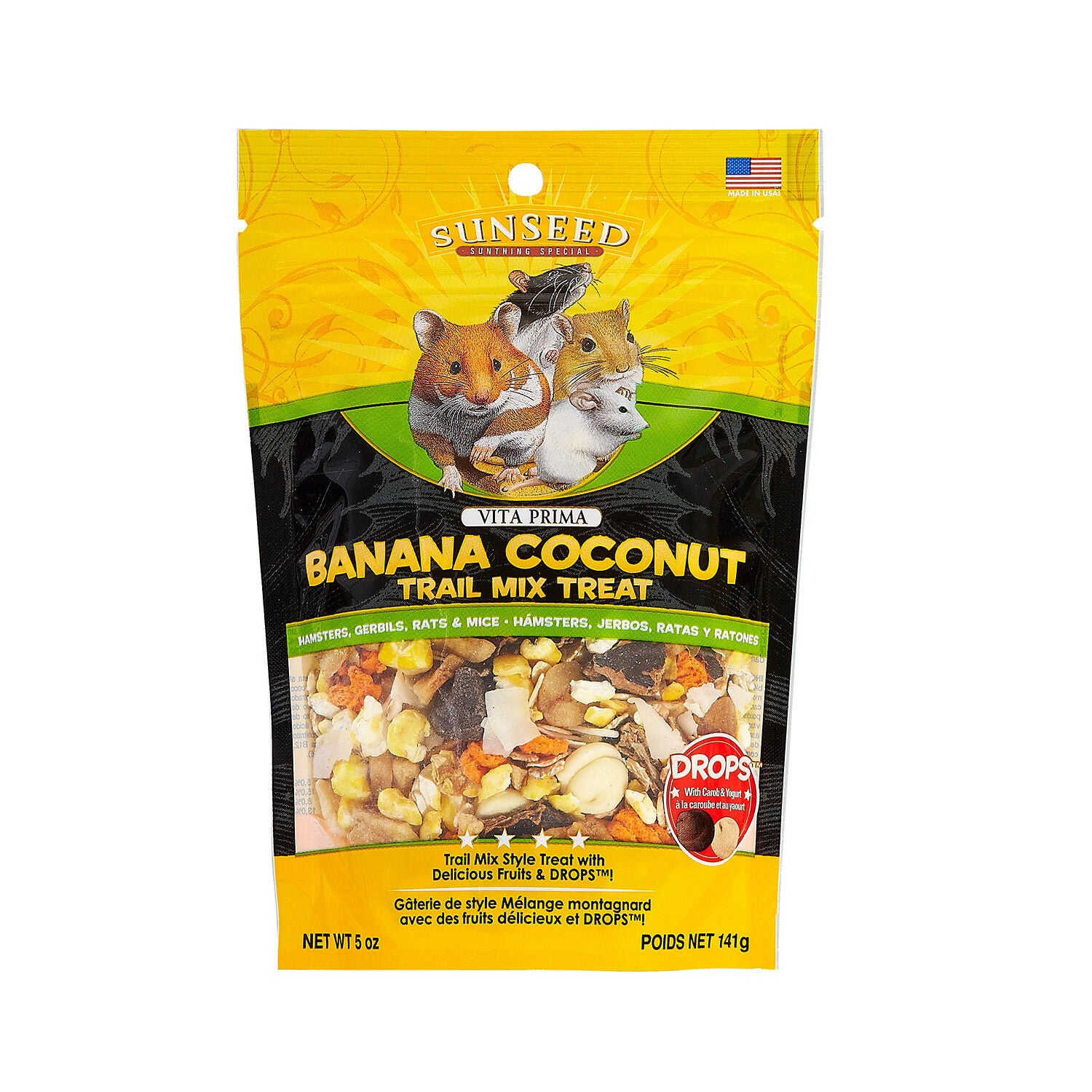 Vita Prima Banana Coconut Trail Mix Small Animal Treat
