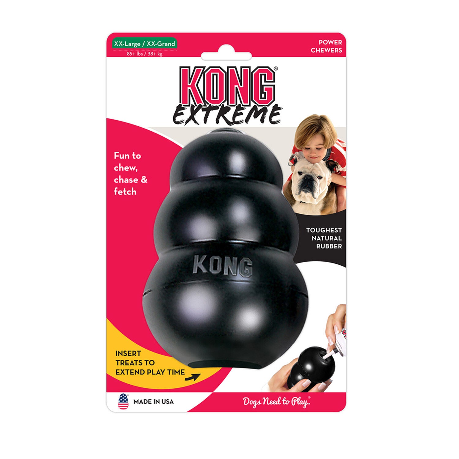 Kong Extreme Rubber Chew Dog Toy