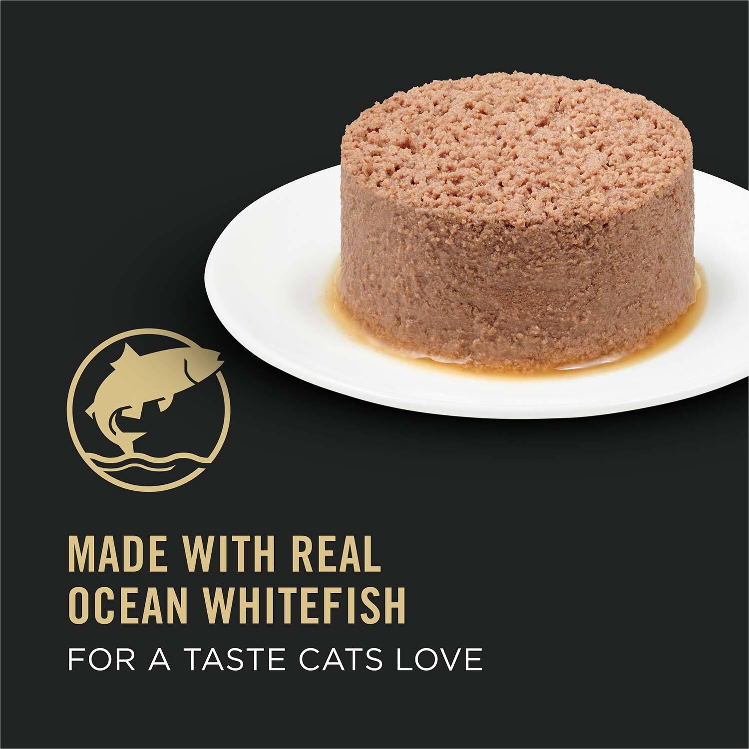 Purina Pro Plan Specialized Urinary Tract Health Formula Ocean Whitefish Entree Adult Wet Cat Food, 5.5-Oz Can Pack Of 24
