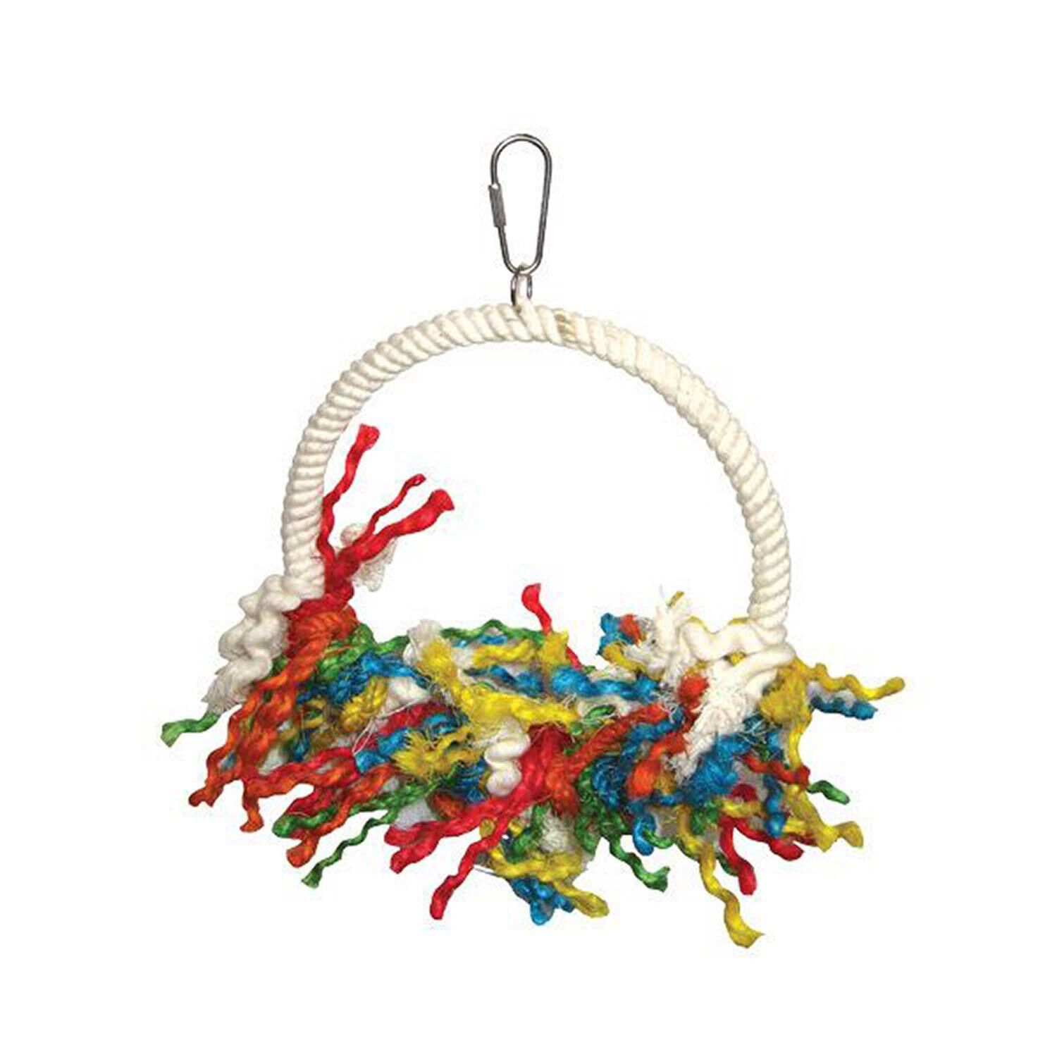 A&E Cage Happy Beaks Medium Rope Preening Swing For Birds