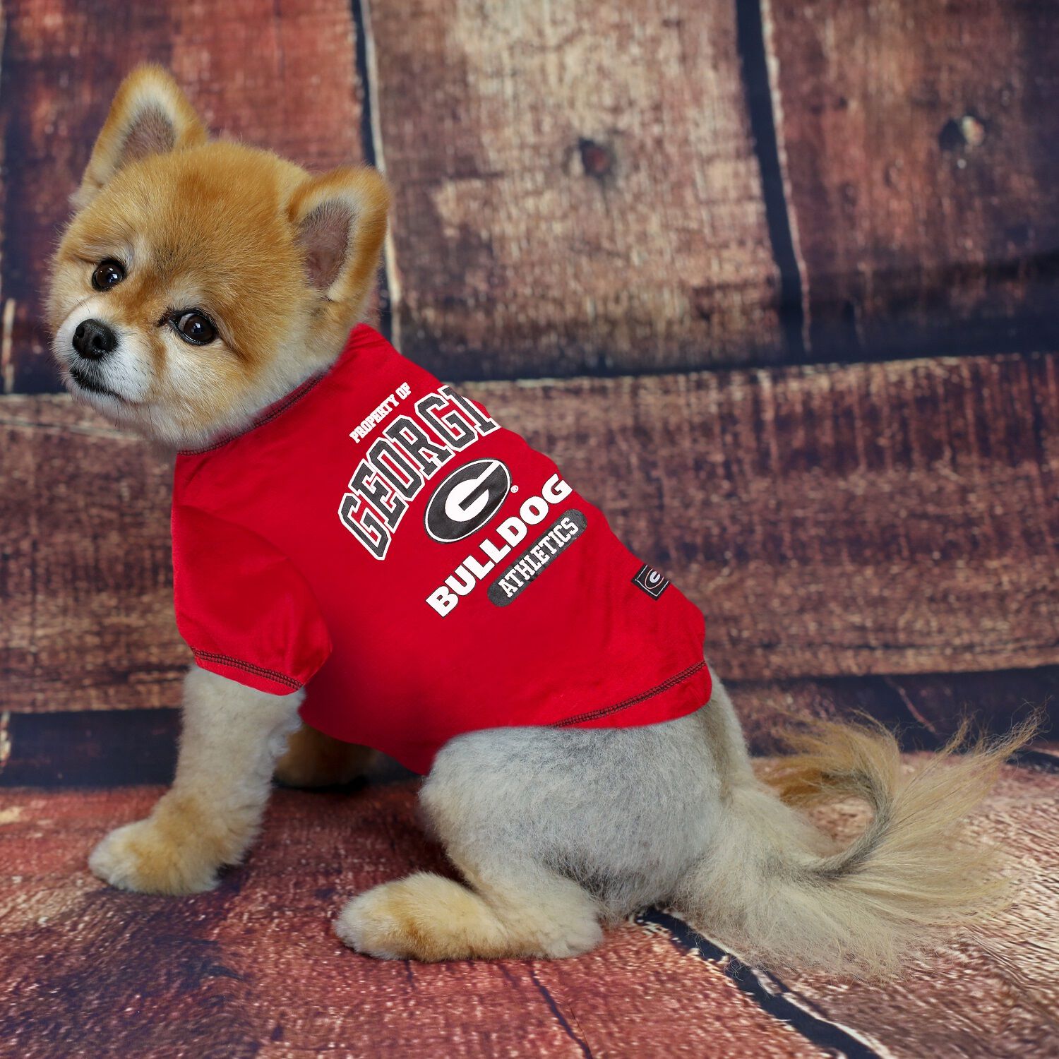 Pets First University Of Georgia Bulldogs Dog Shirt, Extra Large