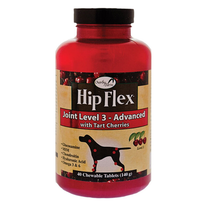 Overby Farm Hip Flex Joint Level 3 - Advanced With Tart Cherries Chewable Tablets image number 1