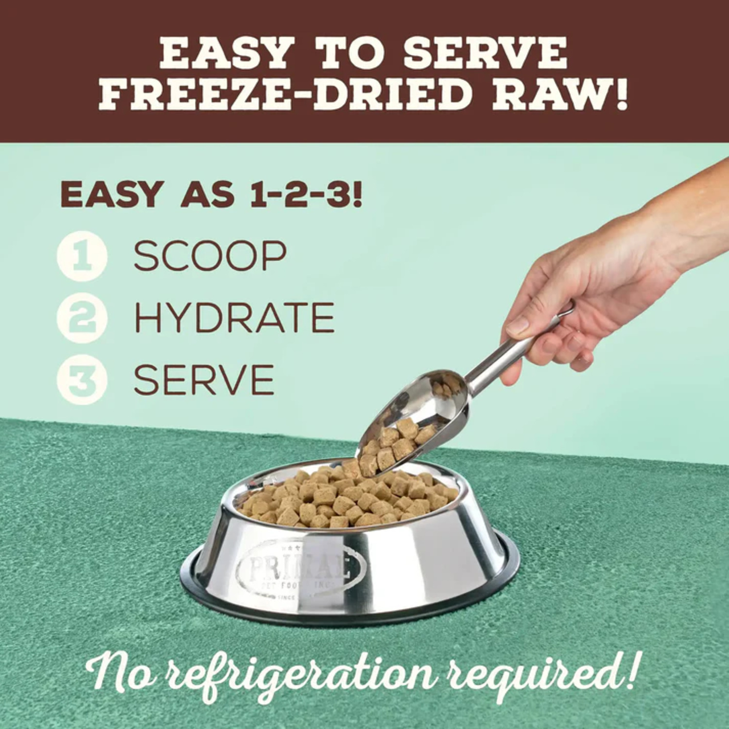 Primal Pronto Freeze-Dried Raw Chicken Recipe Freeze-Dried Dog Food, 7Oz