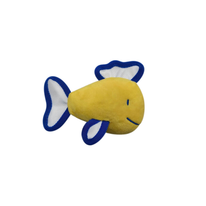 Pet Supermarket Fish Peticon Plush Squeaky Dog Toy