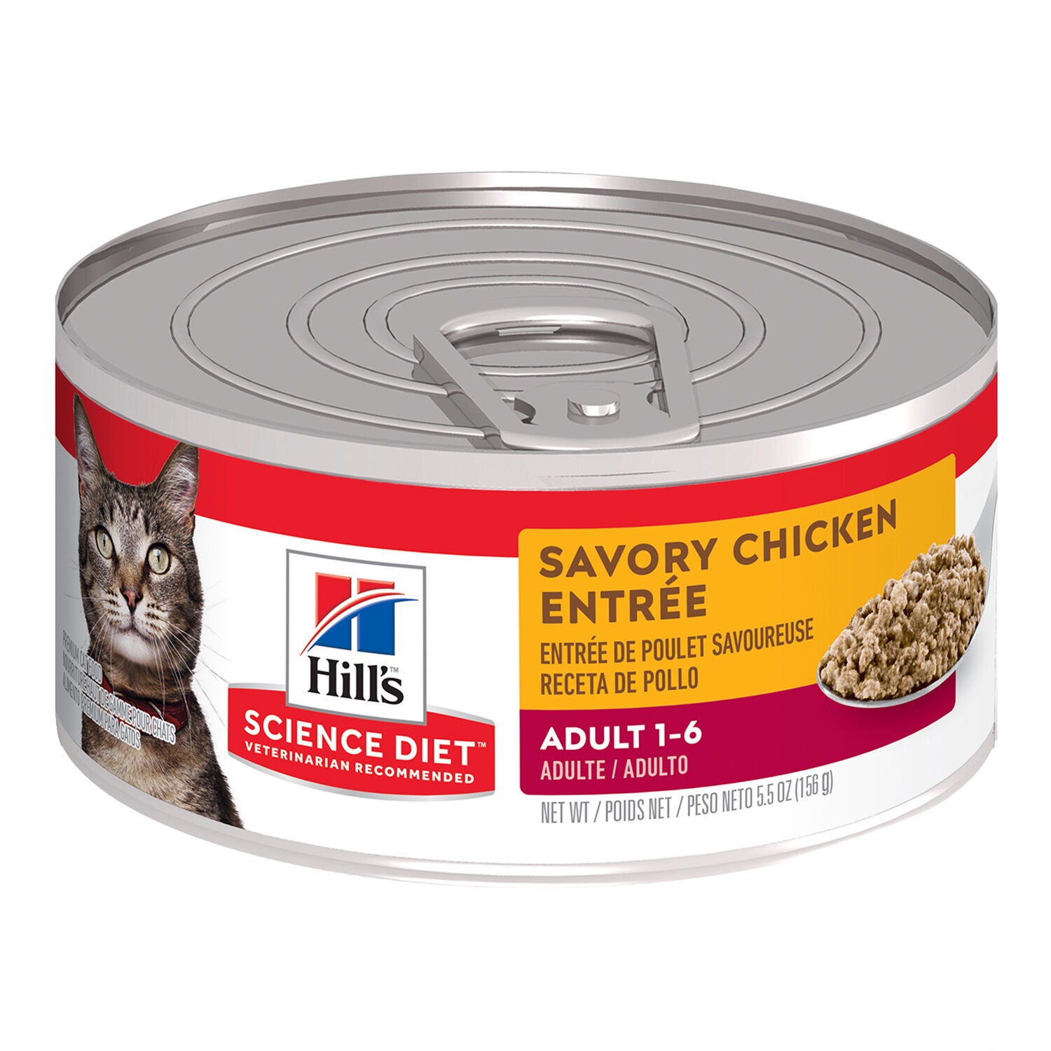 Hill's Science Diet Adult Savory Chicken Entree Wet Cat Food