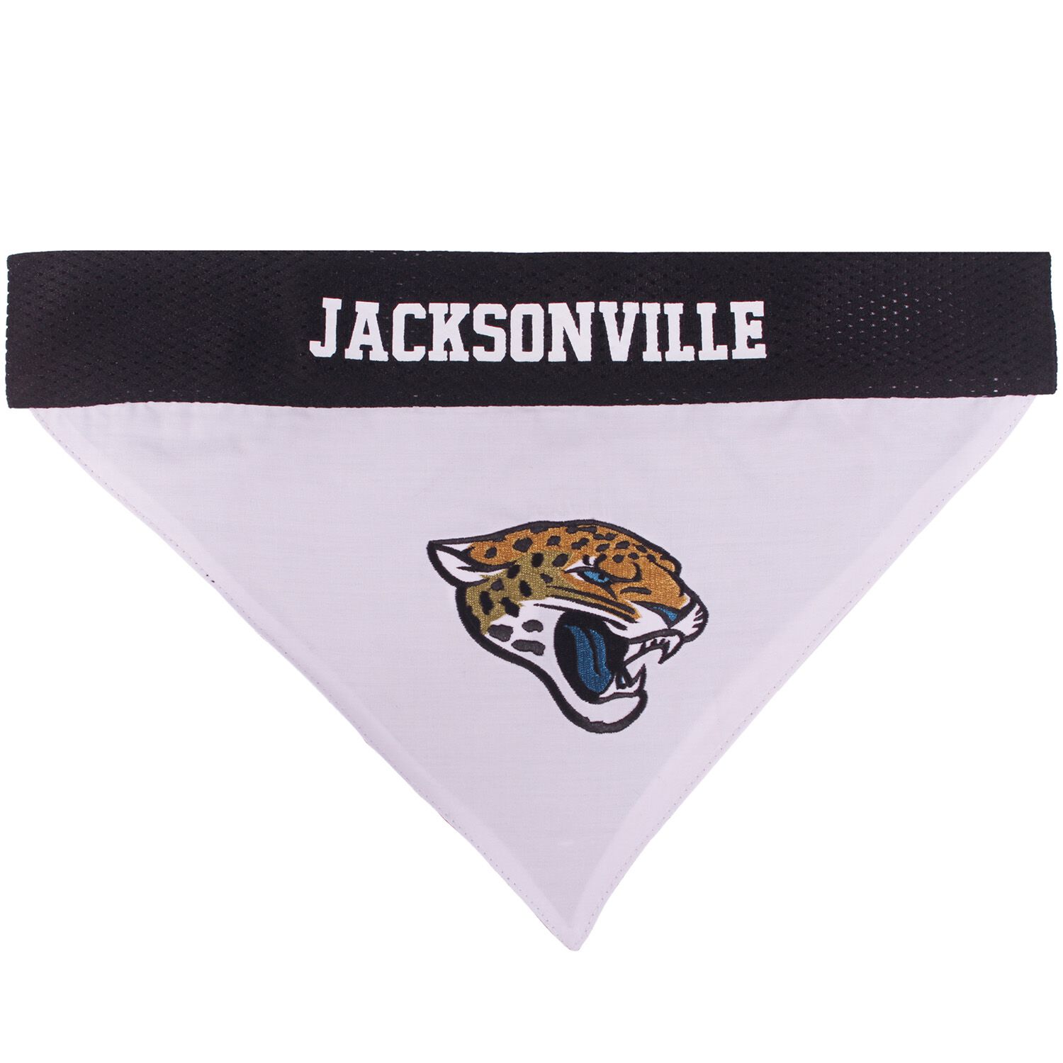 Pets First Jacksonville Jaguars Reversible Dog Bandana, Large/Extra Large
