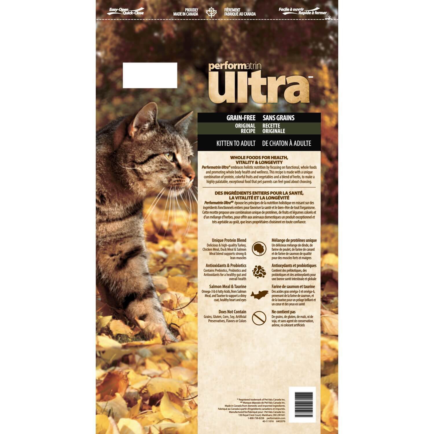 Performatrin Ultra Grain-Free Original Recipe Dry Cat Food