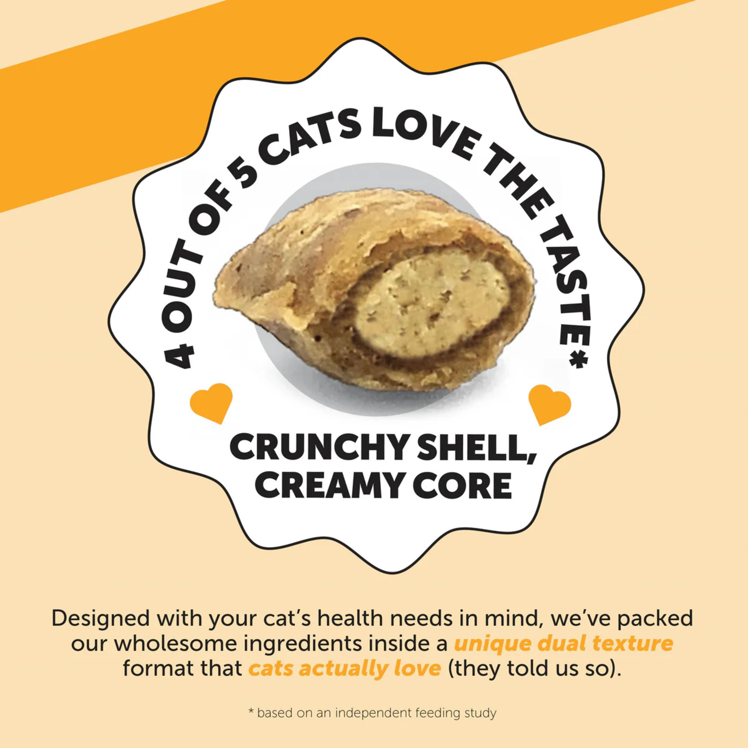 Pet Honesty Dual Texture Chicken Flavored Immune Support Lysine &ndash; Allergy Relief Chew Cat Supplement, 3.7-Oz Pouch