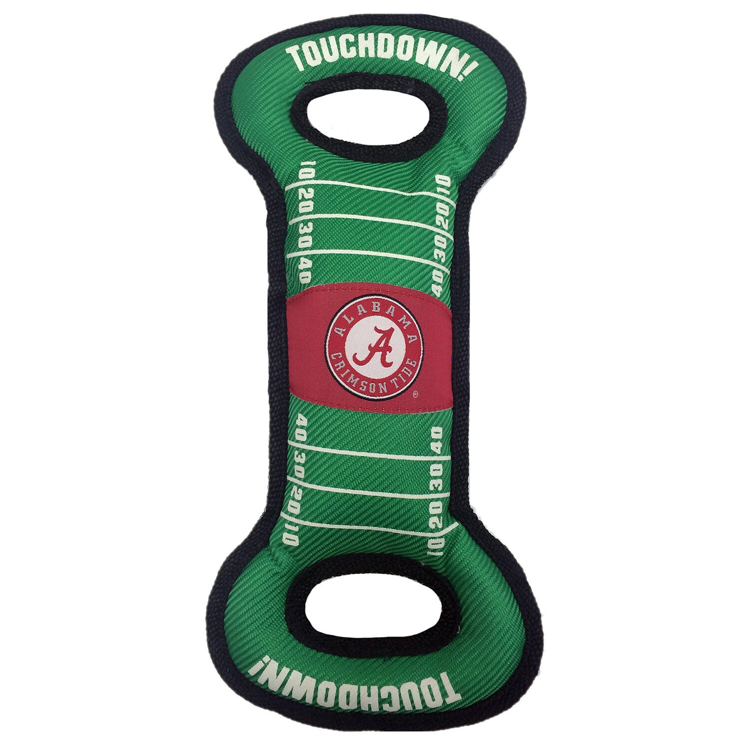 Pets First Ncaa Alabama Crimson Tide Football Field Squeaky Dog Toy, 13"