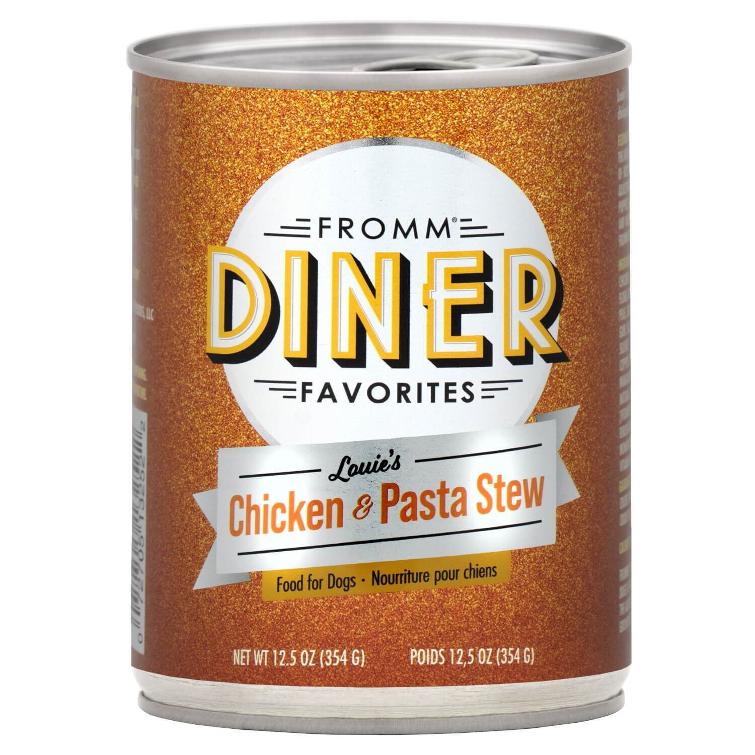 Fromm Diner Favorites Louie's Chicken & Pasta Stew Food For Dogs 12.5 Oz