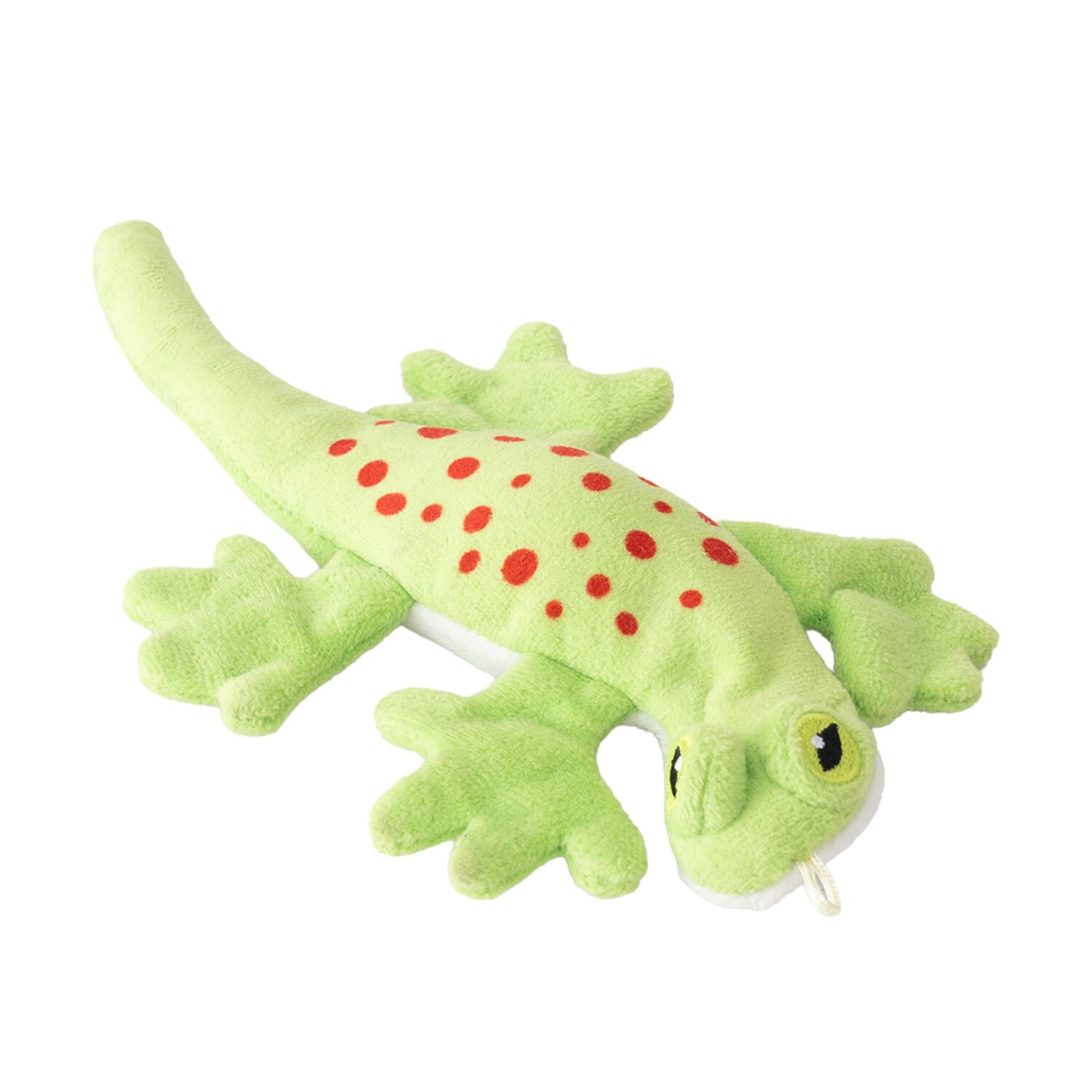 Tall Tails Lizard Rope Body Stuffless Squeaker Plush Dog Toy, 8-Inch