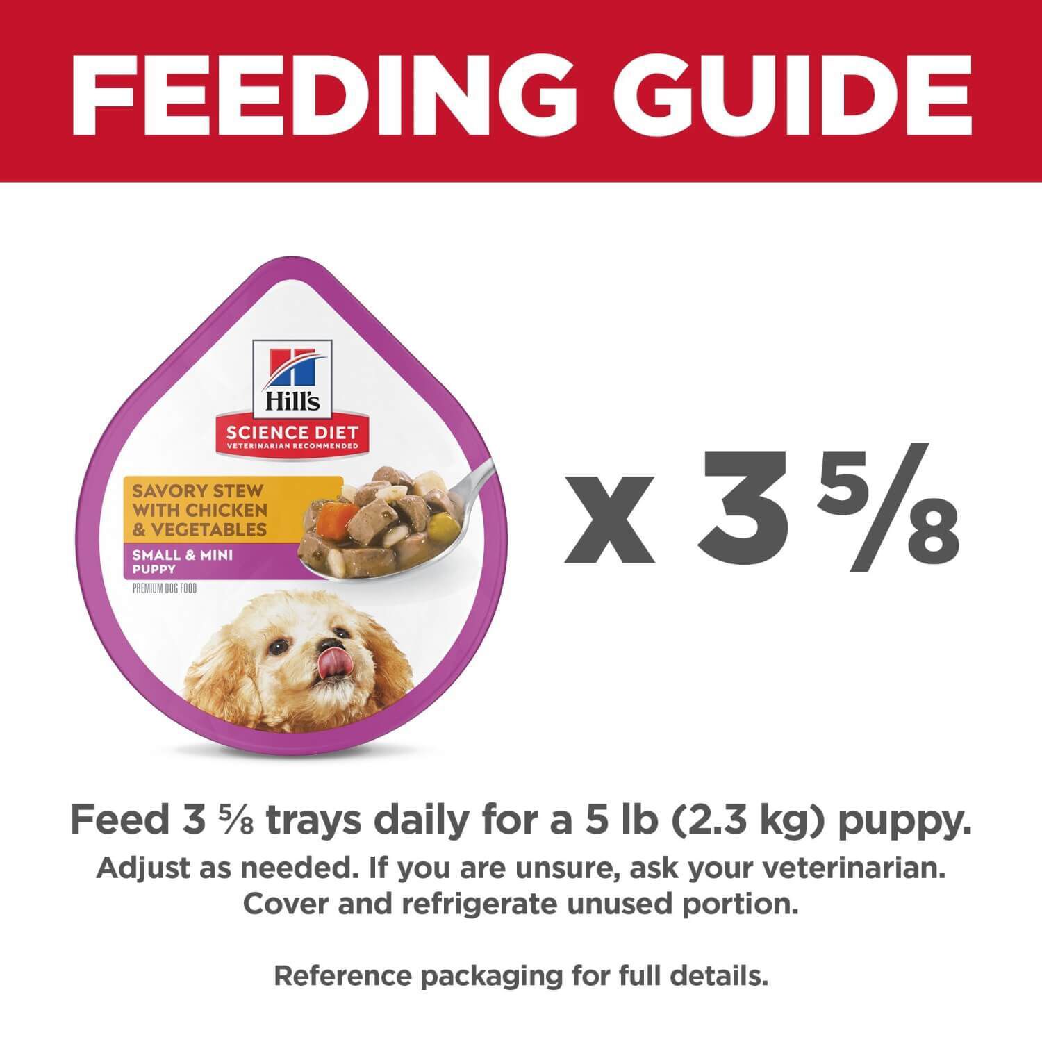 Hill's Science Diet Puppy Small Paws Savory Stew With Chicken & Vegetables Wet Dog Food