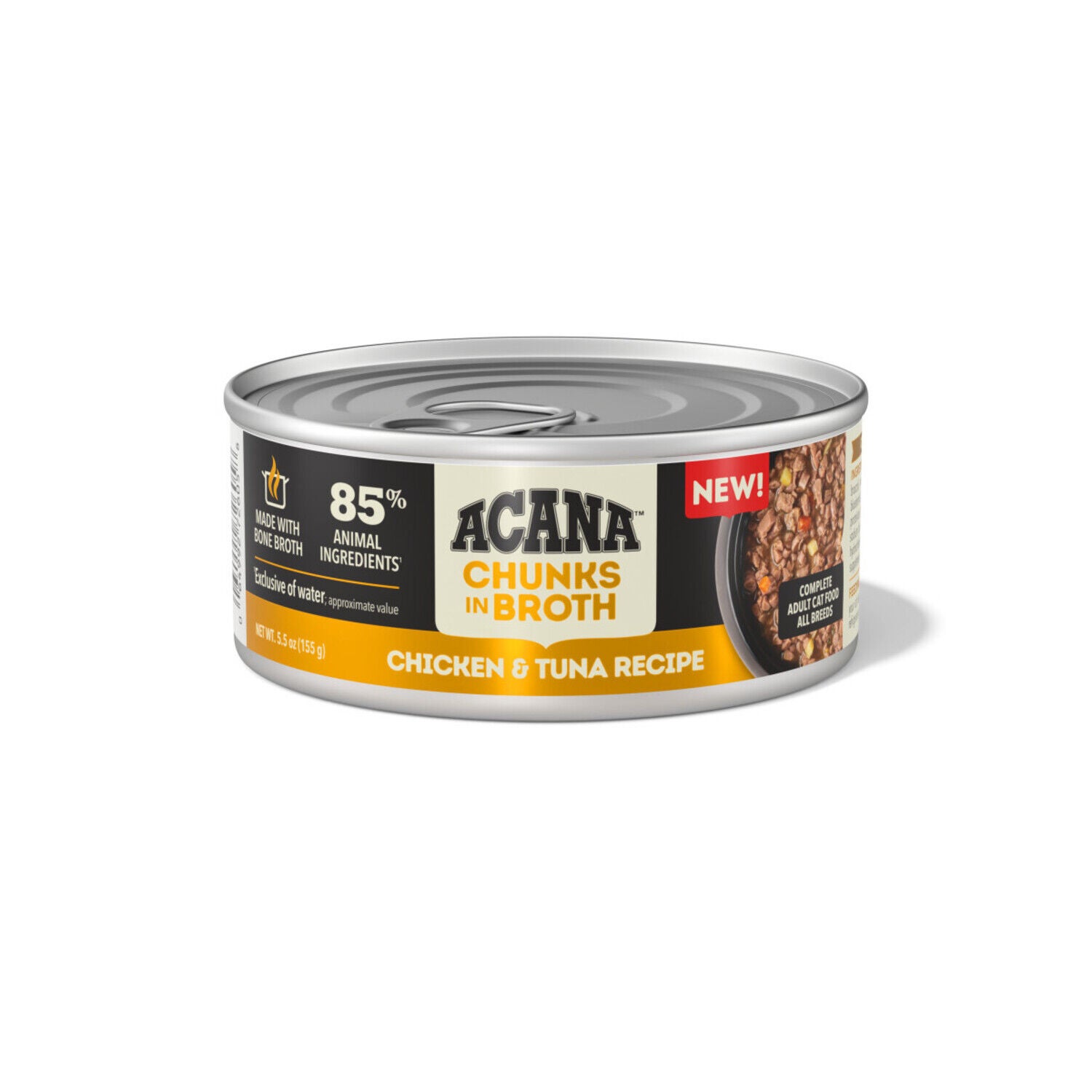 Acana Chunks In Broth Wet Cat Food, Chicken & Tuna Recipe