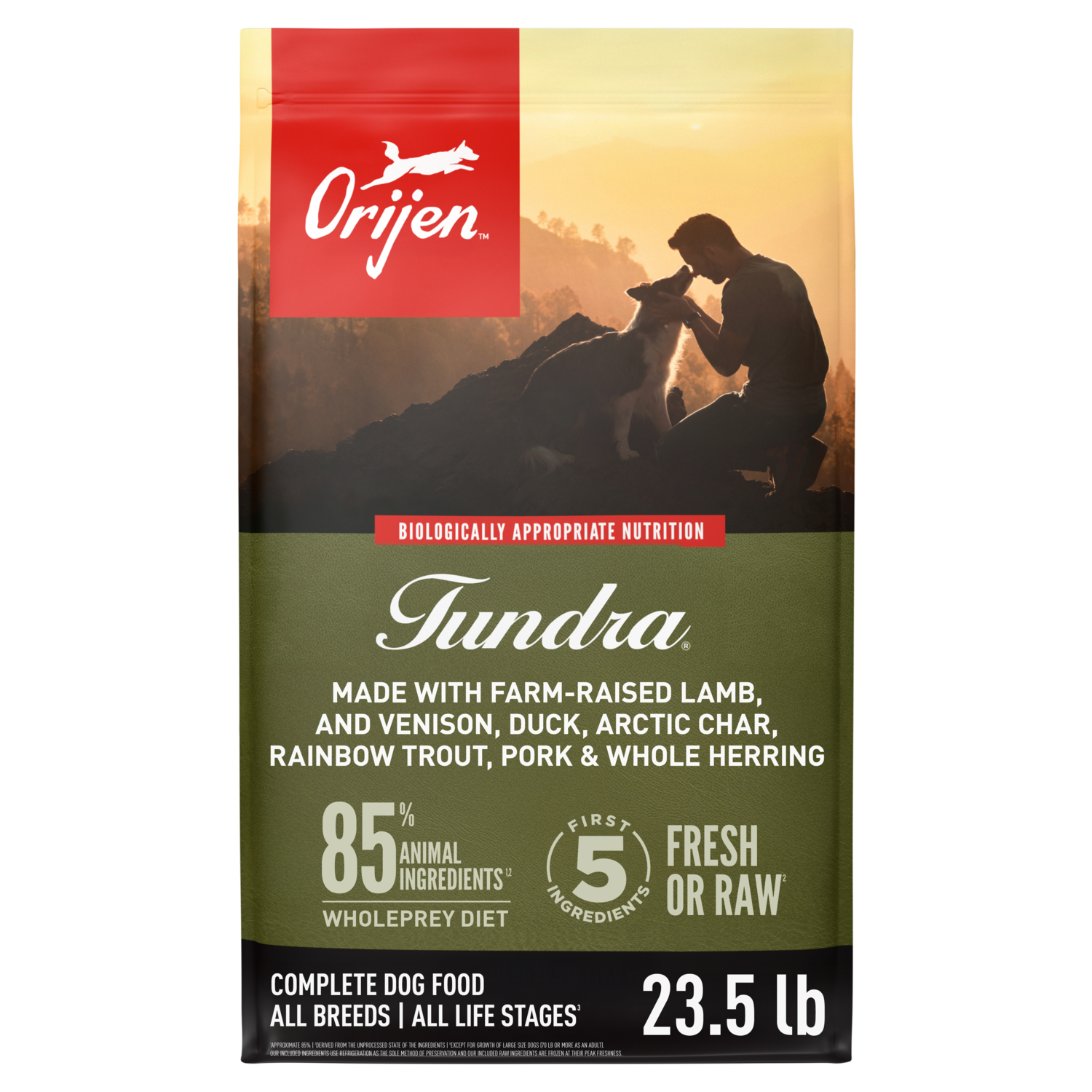 Orijen Tundra Recipe Grain-Free Dry Dog Food, 23.5-Lb Bag