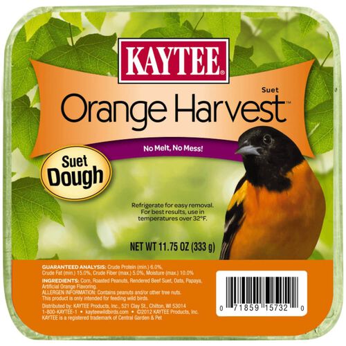Orange Harvest Suet Dough For Wildbirds, 12 Oz