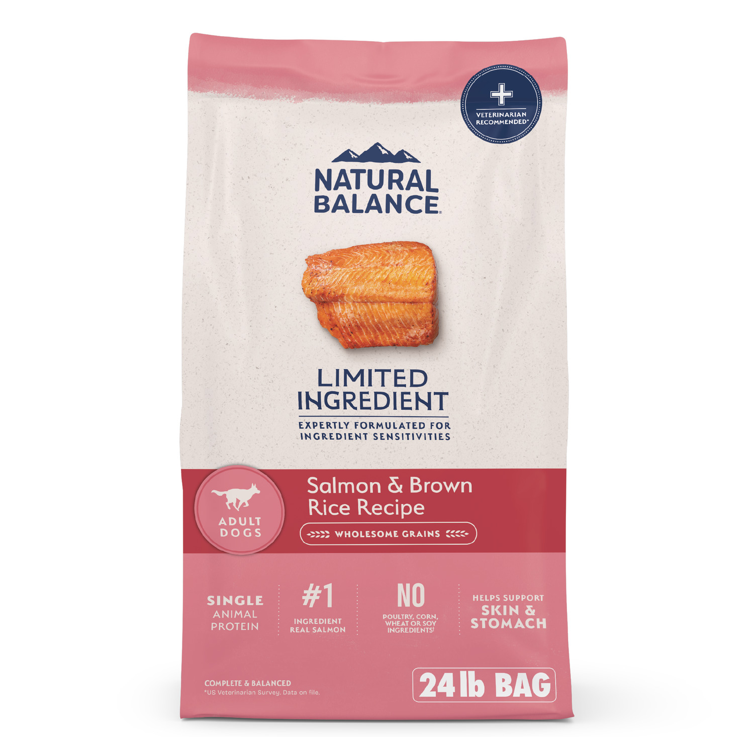 Natural Balance Limited Ingredient Dry Dog Food, Salmon & Brown Rice Recipe